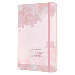 Блокнот Moleskine Le Sakura Large A5 120 листов розовый без линовки на сшивке (130x210 мм)